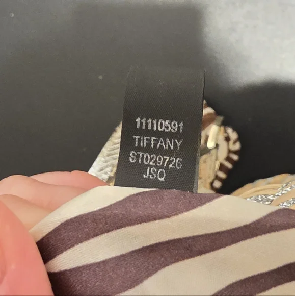 Guess Metallic Straw Tote Bag with Silver Faux Leather Trim & Scarf | Y2K - Picture 12 of 13